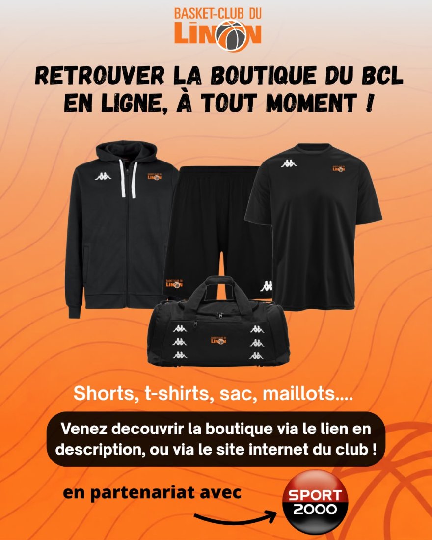 Découvrez la nouvelle boutique du BCL !